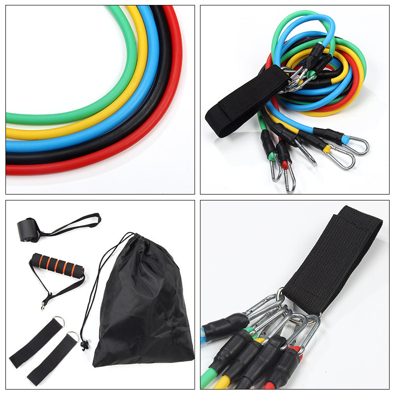 11 PCS Resistance Bands Set — ঘরে বসে Home Workout er jonno perfect 💪